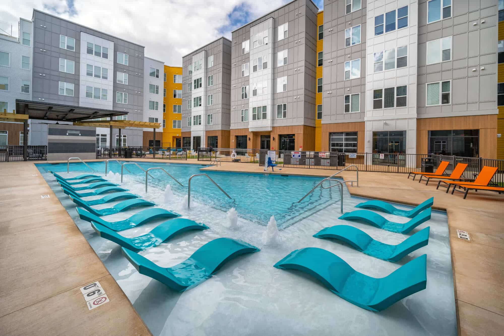 proximity at 10th resort style pool with sun deck